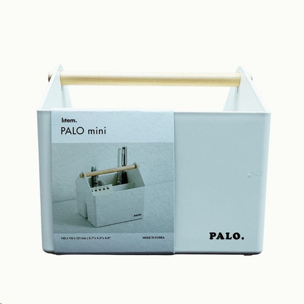 Storage Basket 3 Comp Mini Palo- White