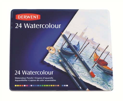 Derwent - Watercolour Pencils - Set Of 24
