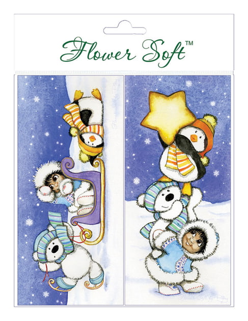 Flower Soft - Card Toppers - Polar Friends - Sleigh Bells