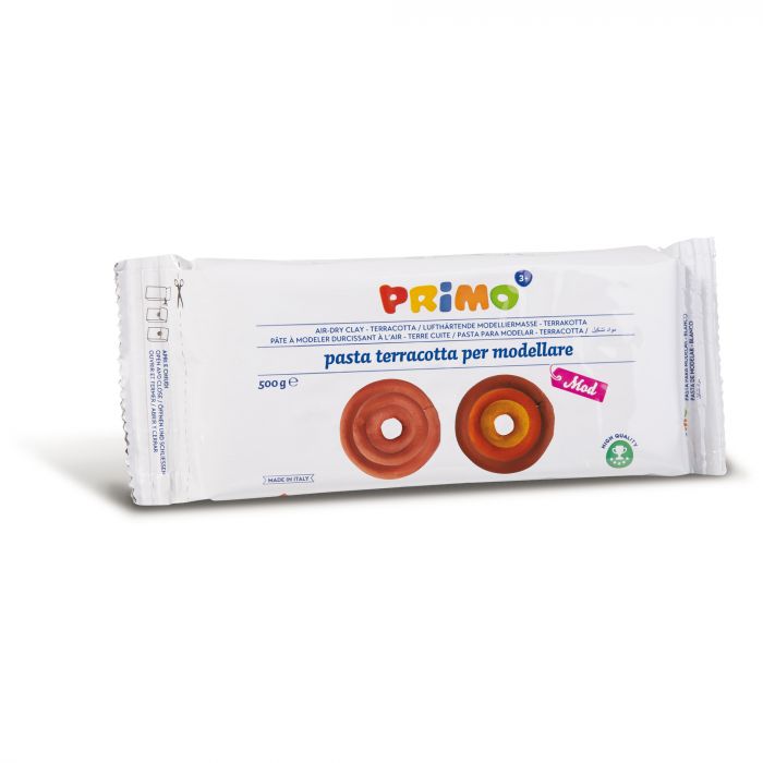 Primo - Air-Dry Modelling Clay - Terracotta - 500g