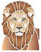 Sceptre Seven Designs - Stencils - Lion Head