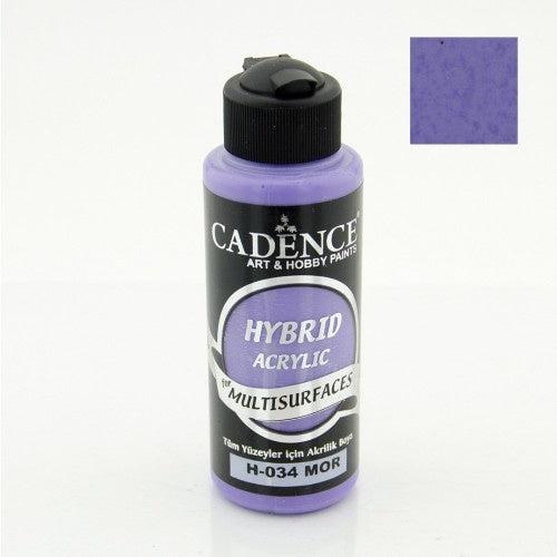 Cadence - Hybrid Acrylic Paint - Multi Surfaces & Leather - Purple - 70ml