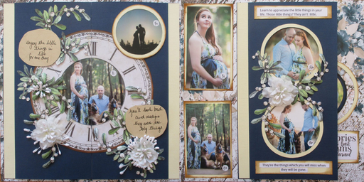 Clidanvilla Scrapper - Double Page DIY Layout Kit - Enjoy The Little Things
