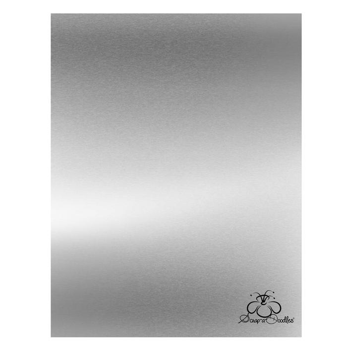 Doodles Cafe - Inkjet Printable Self Adhesive Foil Silver Glossy Sticker Film - A4, 20pk