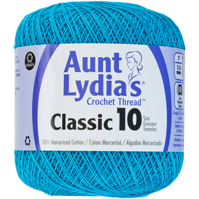 Aunt Lydia's Classic Crochet Thread Size 10-Parakeet