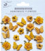 Little Birdie Cloria Paper Flowers 18/Pkg-Jennifer