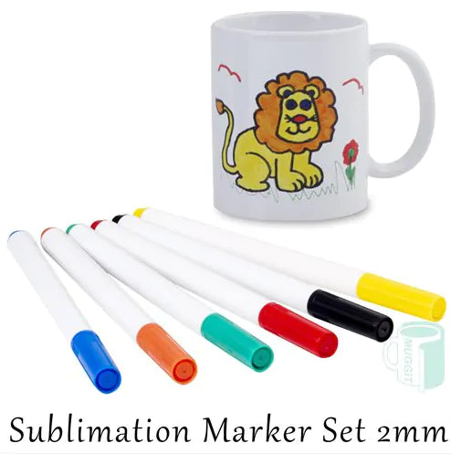 Muggit - Sublimation Markers - Pen Set - 2mm