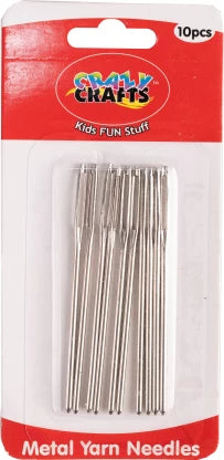 Crazy Crafts - Metal Yarn Needles 10pcs