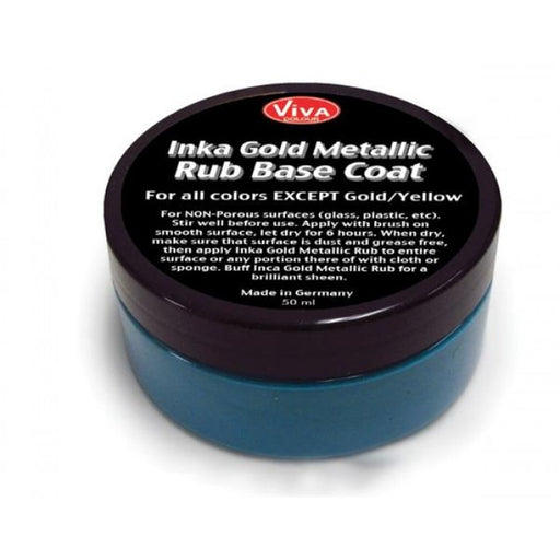 Viva Decor - Inka Gold Metallic - Rub Base Coat - Smoky Blue