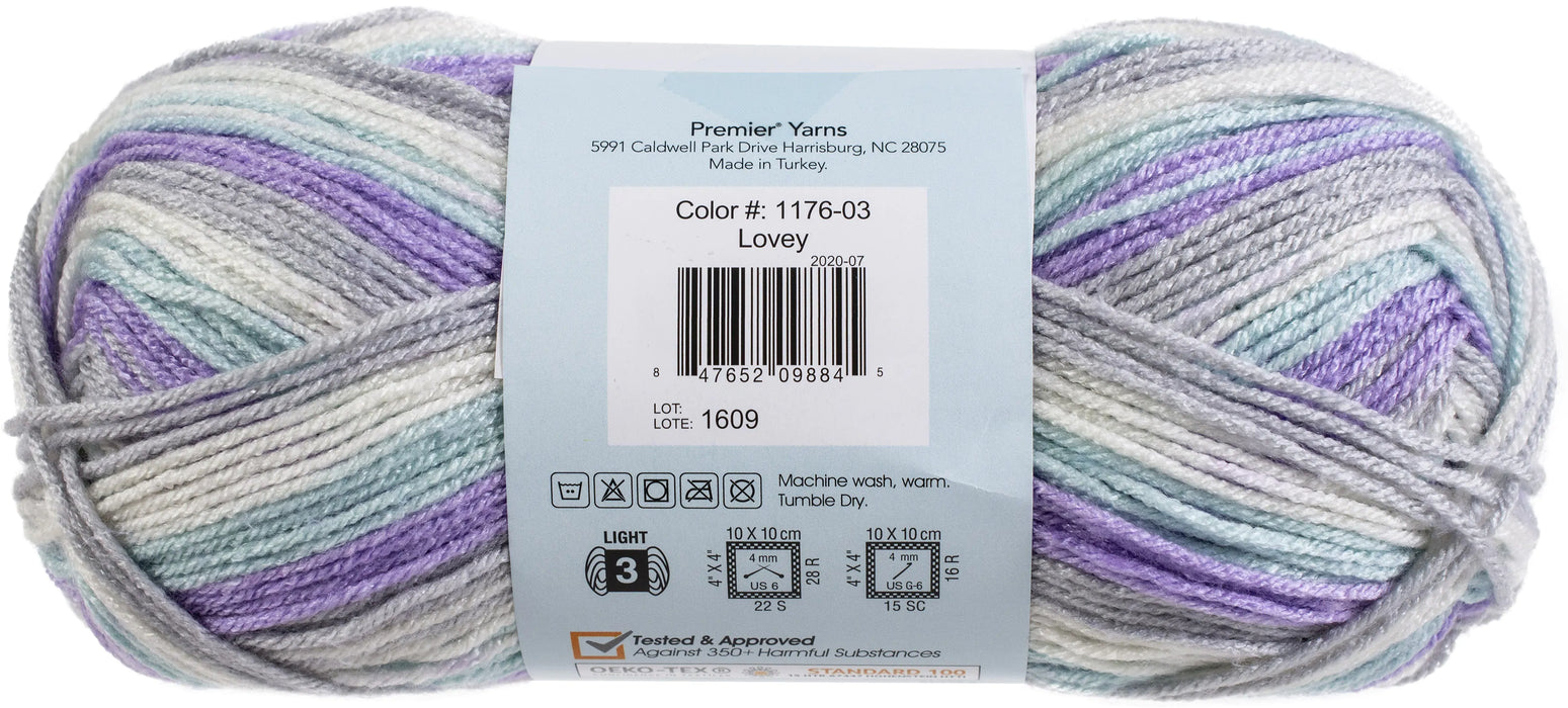 Premier Anti-Pilling Everyday DK Prints Yarn-Lovey