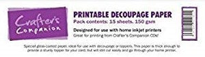 Crafter's Companion - Printable Decoupage Paper (Inkjet Printers)