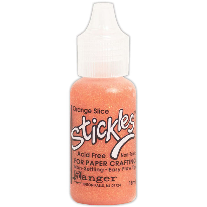 Ranger Stickles Glitter Glue .5oz Orange Slice