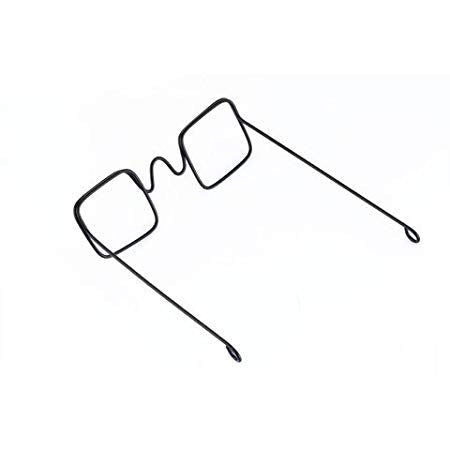 Darice - Doll Glasses - 10.16cm Wire Rectangle Glasses