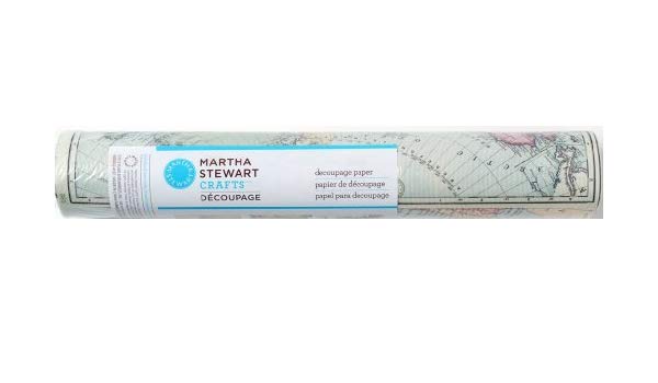 Martha Stewart Crafts - Decoupage Paper - Maps