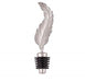 Weddingstar - Boho Feather Bottle Stopper Favor - Silver - 6 pc