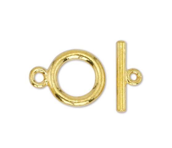Beadalon - Toggle Clasps - Medium - Gold Color