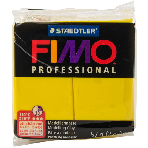 Fimo Professional Soft Polymer Clay 2oz-Yellow