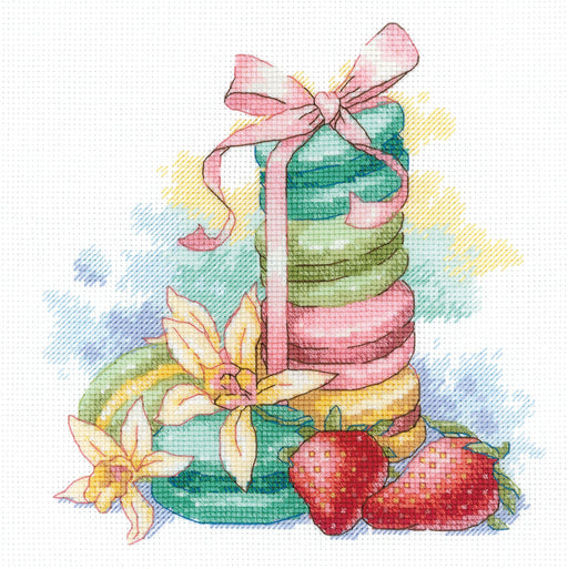 RIOLIS Counted Cross Stitch Kit 7.75"X7.75"-Sweet Dessert (14 Count)