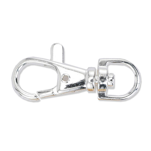 Beadalon - Badge Clip Swivel, 38 mm (1.5 in), Silver Plated, 1 pc