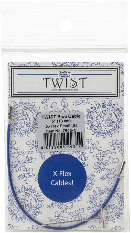 ChiaoGoo TWIST X-Flex Cable Small Diameter 5"-Blue