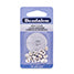 Crimp Covers, 7 mm / .276 in, Silver Plated, 16 pc