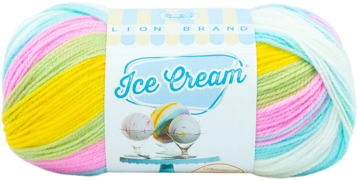 Lion Brand Ice Cream Yarn-Bunny Tracks