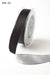 May Arts - 1 Inch Satin Reversible Ribbon with Woven Stitched Edge - Black & Silver