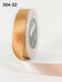 May Arts - 25mm - Satin Reversible Ribbon with Woven Stitched Edge - Antique Gold and Champagne