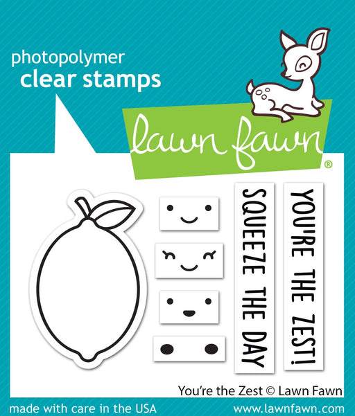 Lawn Fawn Clear Stamps 3"X2"-You're The Zest