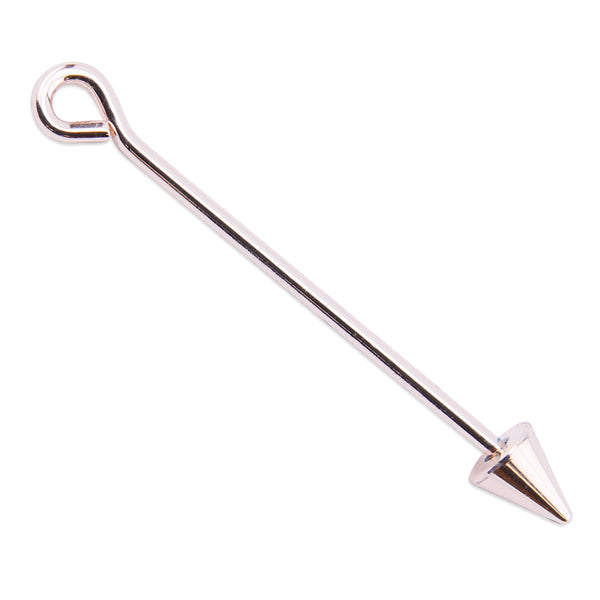 Instant Pendant, 6x7.5 mm Cone Screw-on Finials, 36.60 mm / 1.44 in, Length, Pin diameter 1.60 mm / 0.060 in, Rose Gold Color E-coat, 20 pc