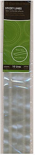 Thermoweb - Sticky Lines - Clear Adhesive 10pk - 6mm x 30.5cm
