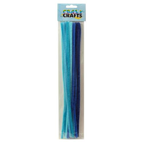 Crazy Crafts - Plain Chenille - Blue