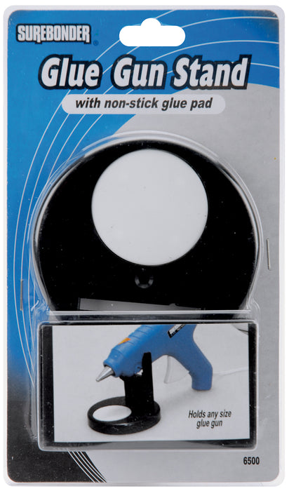 Surebonder Glue Gun Stand W/Non-Stick Glue Pad-Black