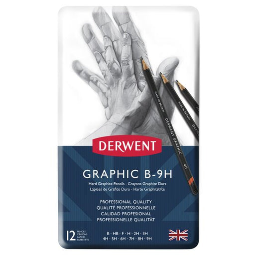 Derwent - Graphic Hard Pencil Set - 12pk