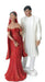 Weddingstar - Porcelain Cake Topper - Indian GROOM and BRIDE IN TRADITIONAL ATTIRE