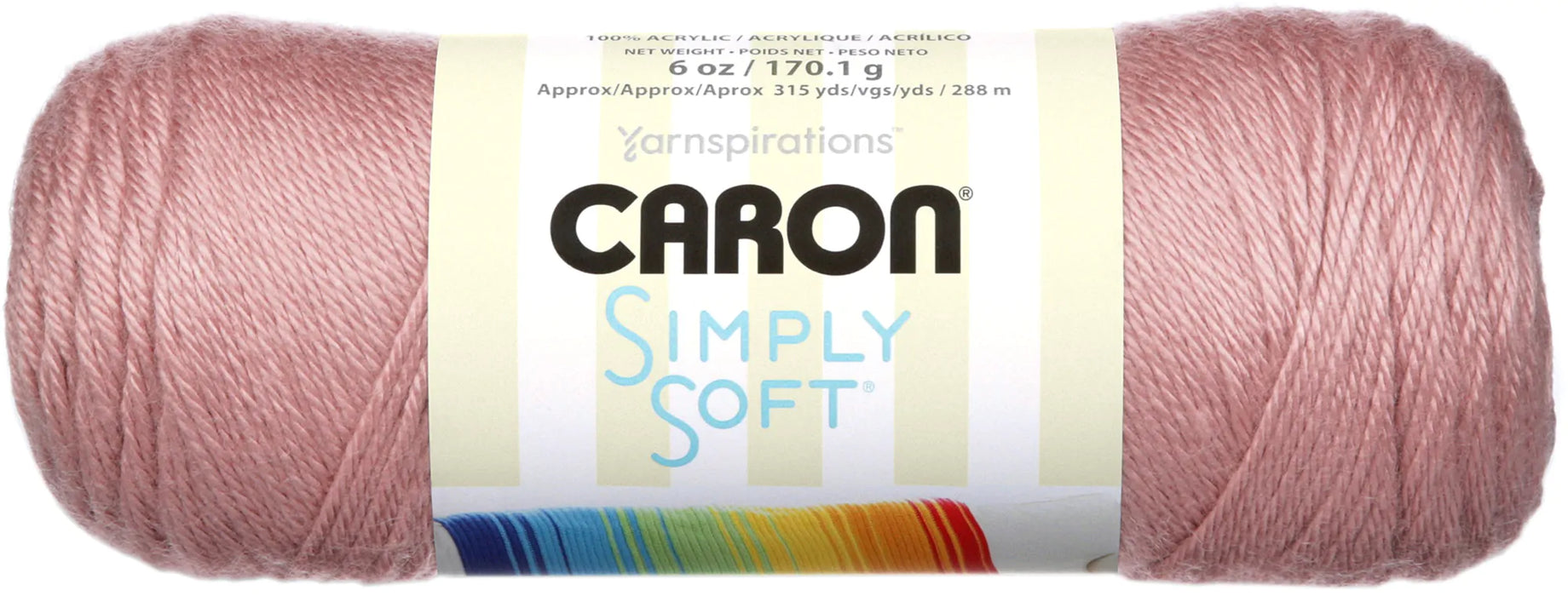 Caron Simply Soft Solids Yarn-Victorian Rose