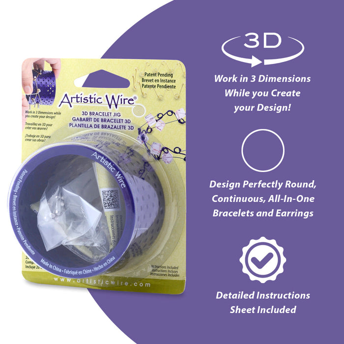 Extra Pegs for 3D Bracelet Jig, Length 19 mm / .75 in / OD 4 mm / .15 in / 6 pc; OD 4.5 mm / .18 in / 6 pc; OD 5 mm / .2 in / 6 pc with Tubes