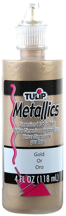 Tulip Dimensional Fabric Paint 4oz-Metallics - Gold