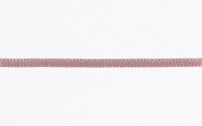 Satin Ribbon - Double-sided - 3mm x 1 meter - Dusky Pink