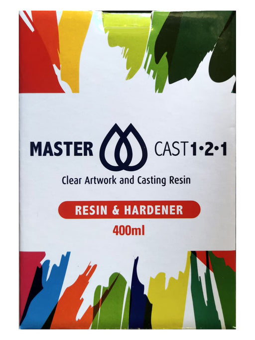 Master Cast Epoxy Resin - Clear Art Coating Resin - Resin & Hardener - 400ml