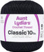 Aunt Lydia's Classic Crochet Thread Size 10-Black