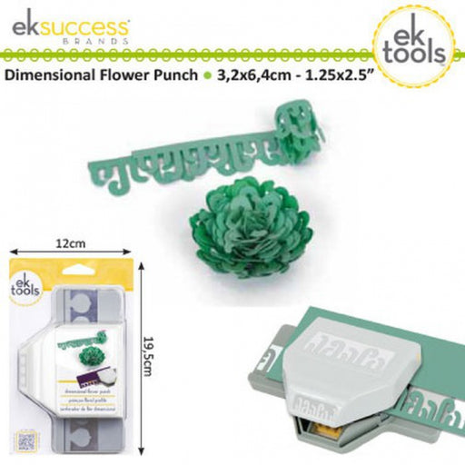 Ek Success - Ek Tools - Dimensional Flower Punch - Paradise Flower