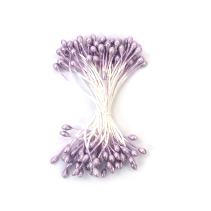 Doodles - Laplaz Flower Stamens Double Headed - Purple 50pcs