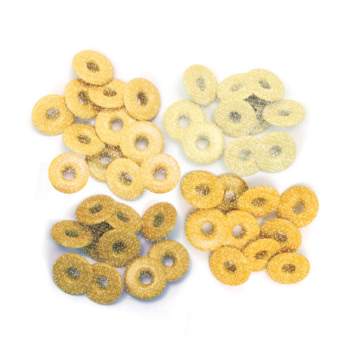 We R Memory Keepers - Eyelets Wide - Shimmer - Yellow