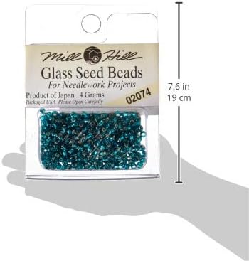Mill Hill Glass Seed Beads 4.54g Brilliant Teal