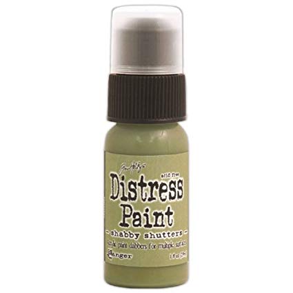 Ranger - Tim Holtz - Distress Paint Dabber 1oz - Shabby Shutters