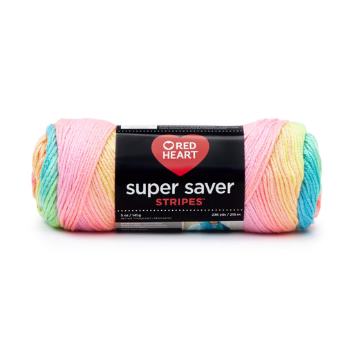 Red Heart Super Saver Yarn-Retro Stripe