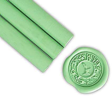 Jax Wax - Flexi Sealing Wax Sticks - Pastel Green (10 sticks per package)