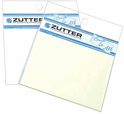 Zutter - Bind-it-All - Pages - 8" x 8" - Cream