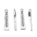 Sarah J - Metal Charms - Silver - Toothbrush and Paste